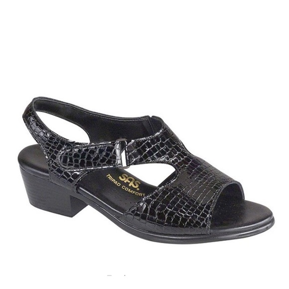 SAS shoes sandals black suntimer 7.5 - Picture 1 of 5